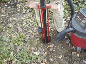 How To Dig Post Holes With A Shop Vac