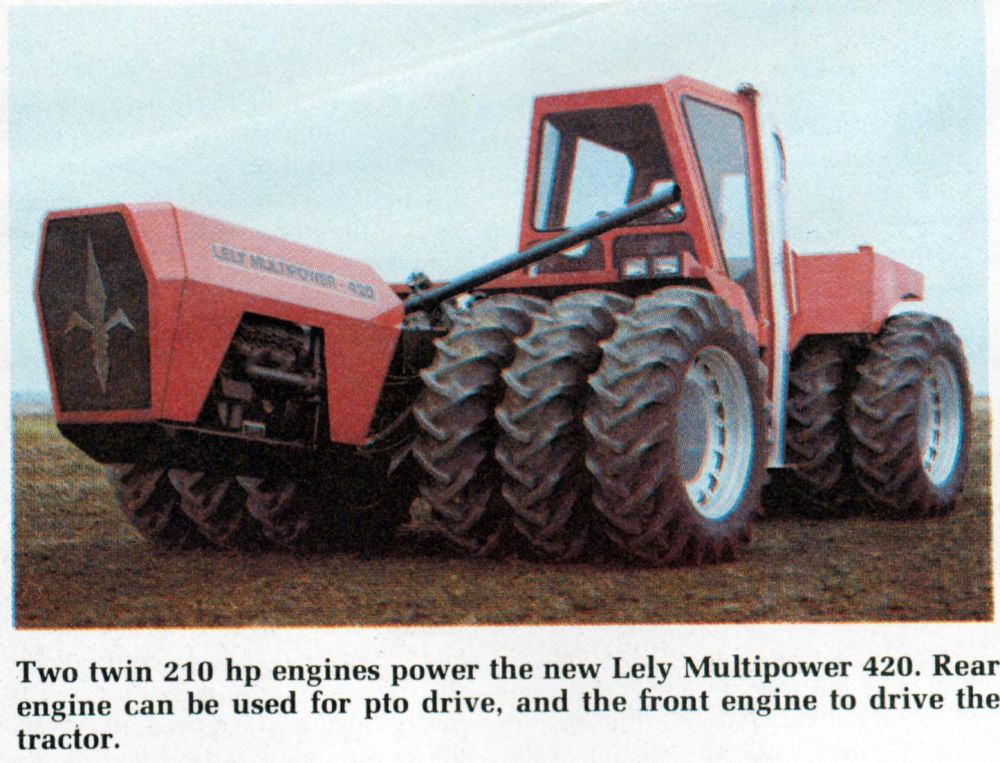 Rear deals engine tractor
