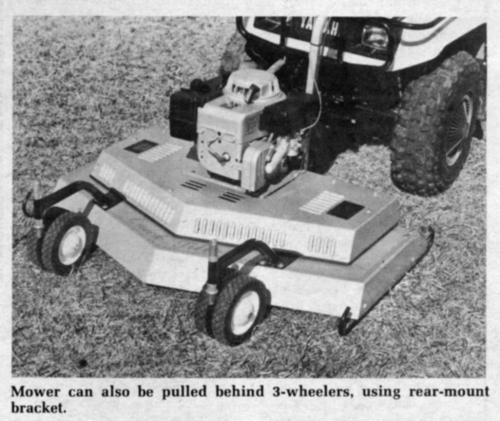 Front mount atv online mower for sale