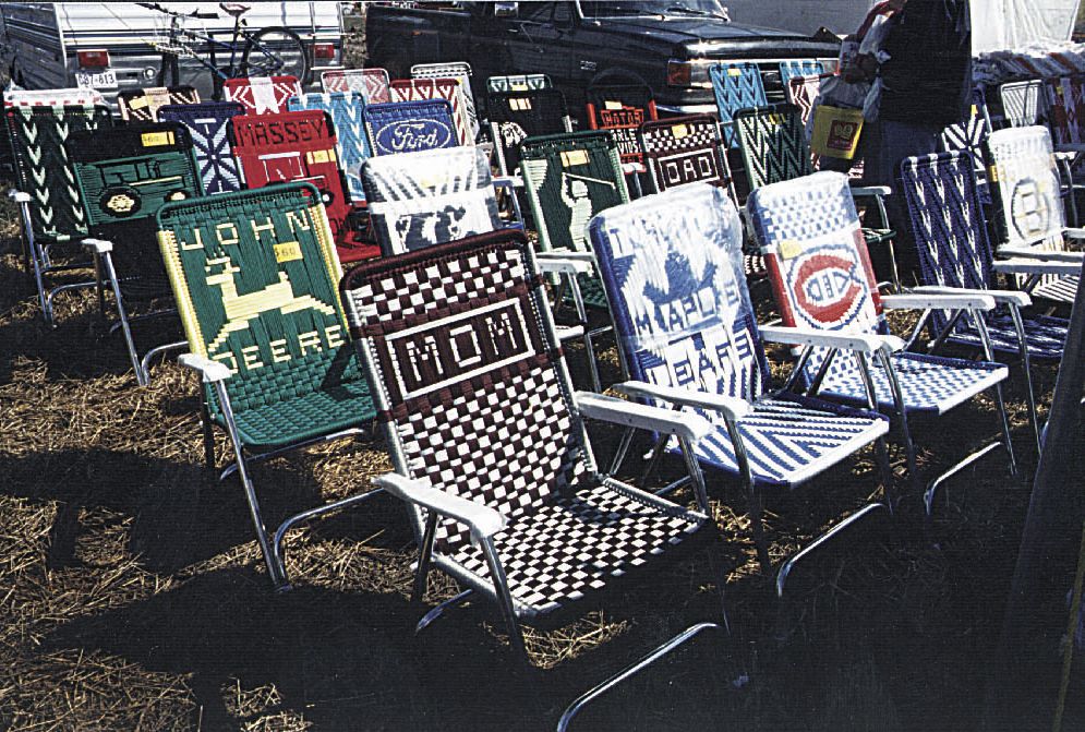 Macrame lawn chair online