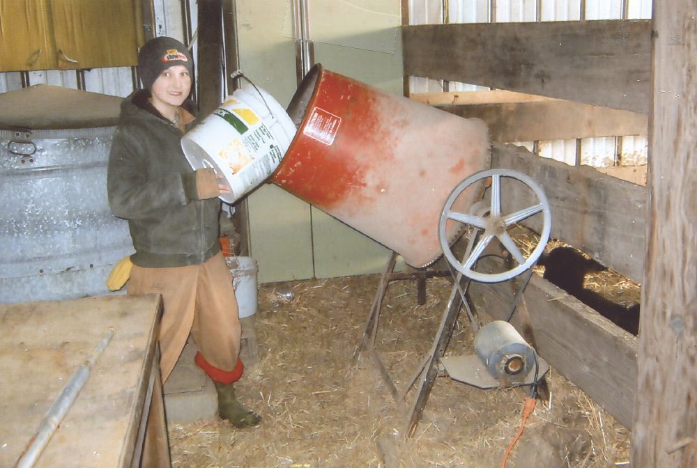 diy animal feed mixer womenignoringmeninarthistory