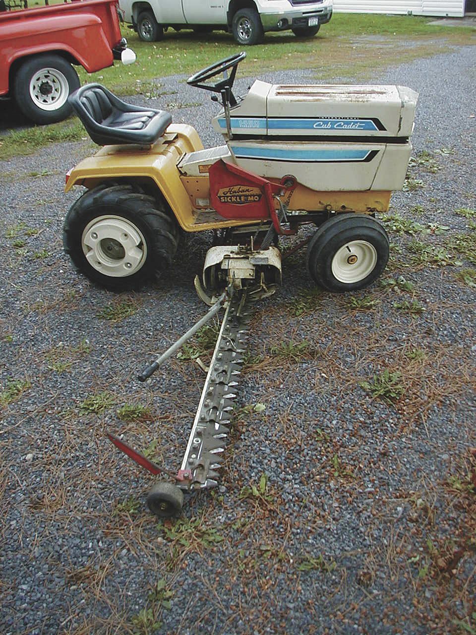 Cub cadet sickle top bar mower