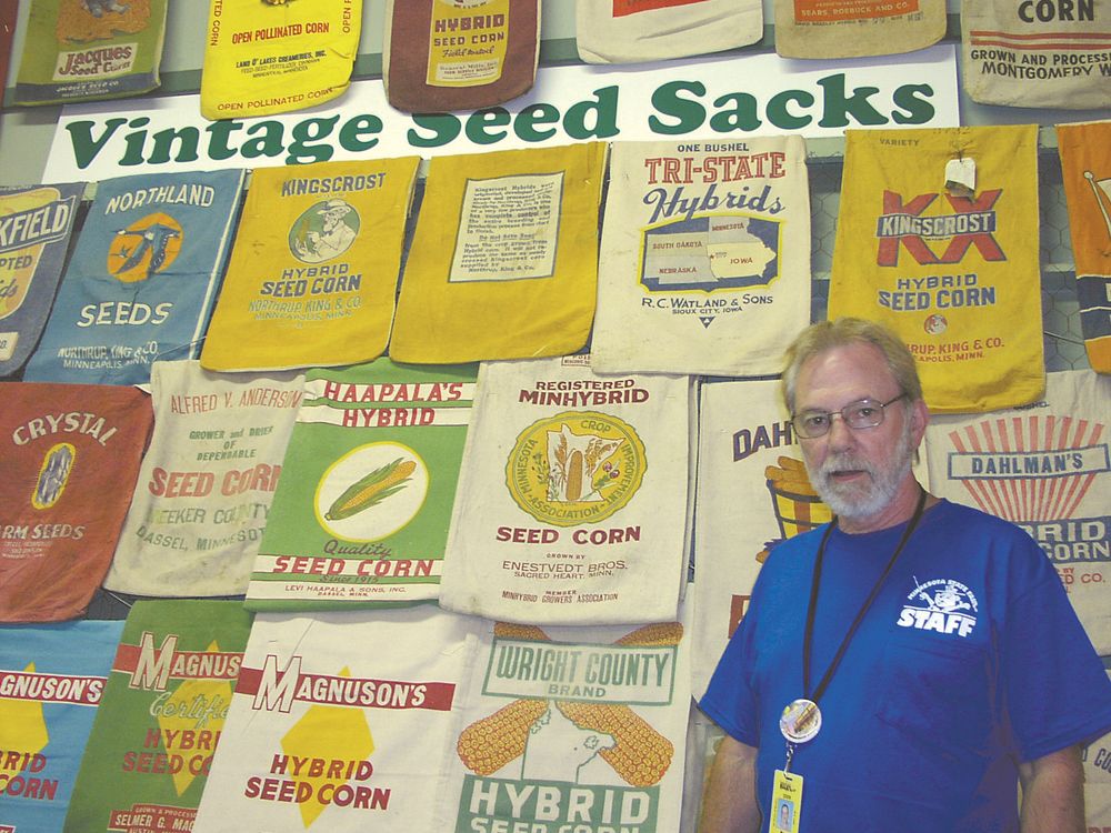 Vintage on sale seed bags