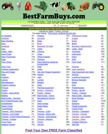 BestFarmBuys.com - FREE Online Classified Ads to Buy & Sell Your New & Used Farm Equipment, Harvesting Machinery, Ranching Equipment & ANYTHING AG RELATED! BestFarmBuys.com - FREE Online Classified Ads to Buy & Sell Your New & Used Farm Equipment, Harvesting Machinery, Ranching Equipment & ANYTHING AG RELATED! Find a Great Deal on Farm Equipment or make some money selling yours