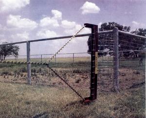 wire fence stretching
