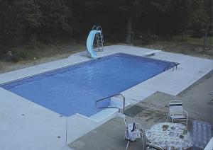 building a pool with cement blocks