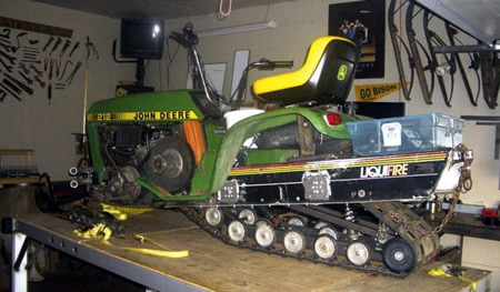 "Snow-Mower" Fools John Deere Lovers